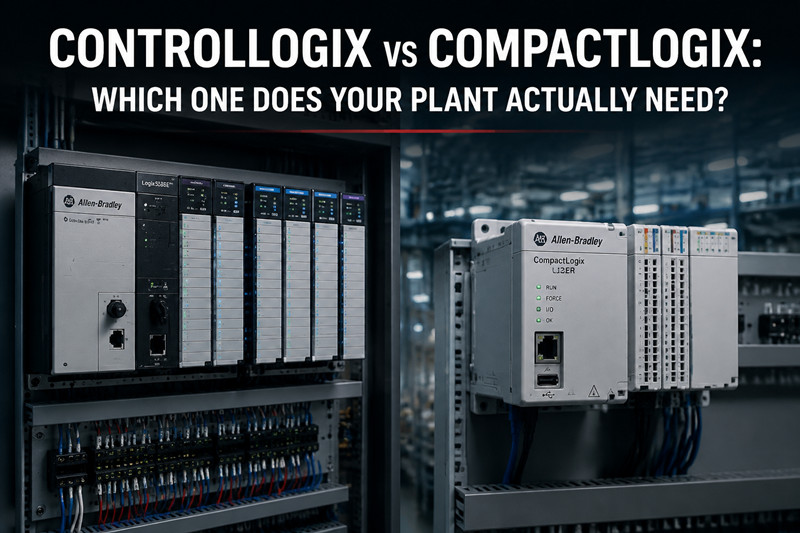 ControlLogix مقابل CompactLogix: أيهما يحتاجه مصنعك فعلاً؟