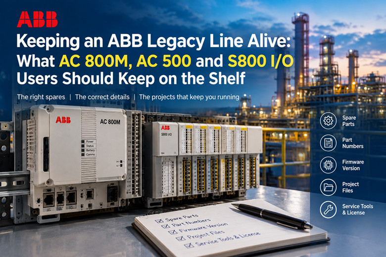 الحفاظ على خط إنتاج ABB القديم: ما الذي يجب على مستخدمي وحدات الإدخال/الإخراج AC 800M و AC 500 و S800 الاحتفاظ به؟