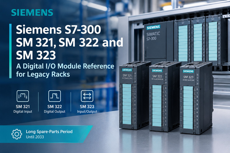 سيمنز S7-300 SM 321، SM 322، وSM 323: مرجع لوحدات الإدخال/الإخراج الرقمية للرفوف القديمة